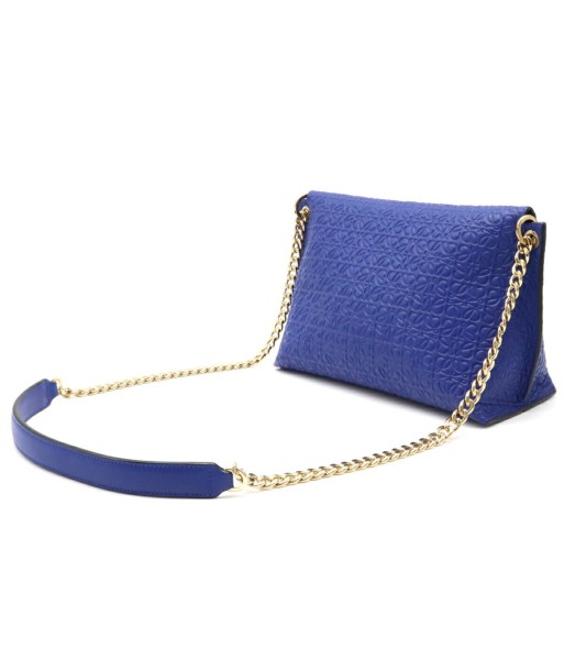 LOEWE Loewe Anagram Avenue Shoulder Bag Leather Blue 310.89.N49 pour bénéficier 