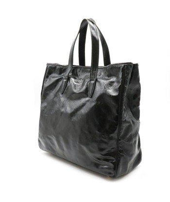 YVES SAINT LAURENT Yves Saint Laurent YSL Y Mail Tote Bag Large Patent Leather Black acheter en ligne