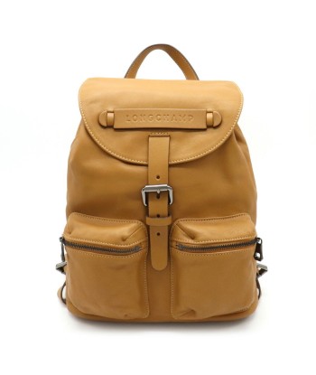 LONGCHAMP Longchamp 3D backpack S rucksack leather light brown Véritable concentré