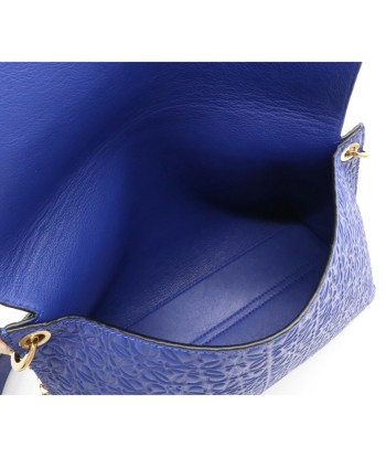 LOEWE Loewe Anagram Avenue Shoulder Bag Leather Blue 310.89.N49 pour bénéficier 