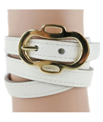 HERMES Hermes leather white ladies bracelet commande en ligne