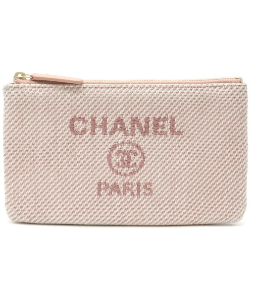 CHANEL Deauville Line Coco Mark Makeup Pouch Pink 50% de réduction en Octobre 2024