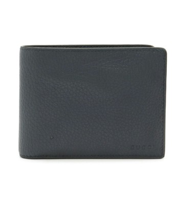 GUCCI Gucci calf leather bi-fold wallet card navy blue 333042 ouvre sa boutique