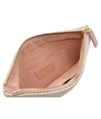 CHANEL Deauville Line Coco Mark Makeup Pouch Pink 50% de réduction en Octobre 2024