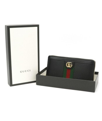 GUCCI Gucci Offidia Zip Around Round Wallet Leather Black Green Red 523154 2 - 3 jours ouvrés.