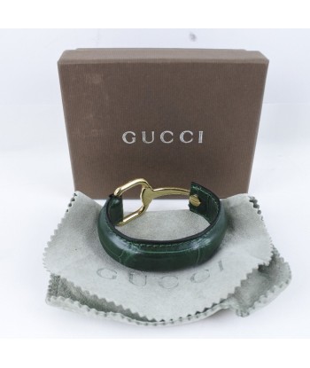 GUCCI Gucci Horsebit Calf Green Unisex Bangle Voir les baskets