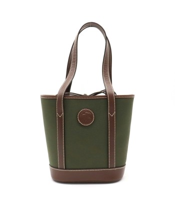 HUNTING WORLD Tote Bag Shoulder Canvas Leather Green Dark Brown Fin de série