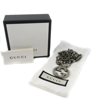 GUCCI Gucci Interlocking G 524890 Silver 925 Womens Necklace la chaussure