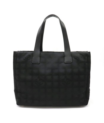 CHANEL Newline Tote MM Bag Shoulder Nylon Jaguar Leather Black A15991 des créatures d'habitude