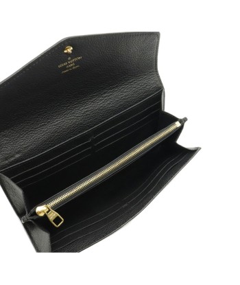 LOUIS VUITTON Louis Vuitton Monogram Amplant Portofeuil Sarah Bi-Fold Wallet Leather Noir Black M61182 online