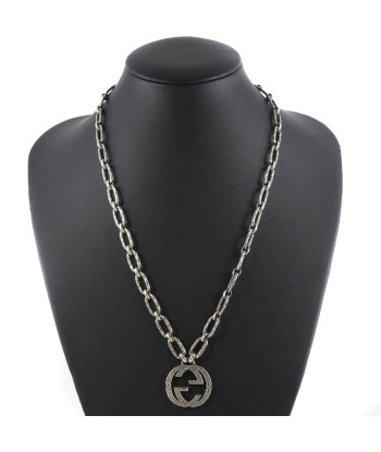 GUCCI Gucci Interlocking G 524890 Silver 925 Womens Necklace la chaussure