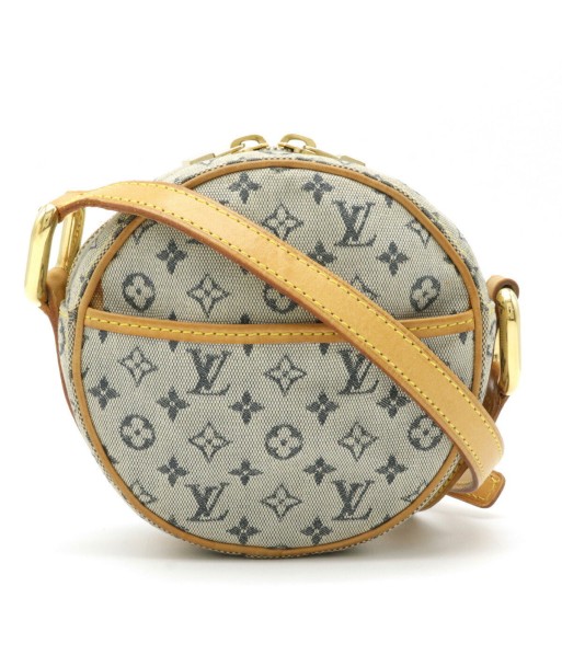 LOUIS VUITTON Monogram Mini Jeanne PM Shoulder Bag Pochette Canvas Blue M92001 d'Europe débarque