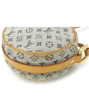 LOUIS VUITTON Monogram Mini Jeanne PM Shoulder Bag Pochette Canvas Blue M92001 d'Europe débarque