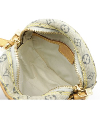 LOUIS VUITTON Monogram Mini Jeanne PM Shoulder Bag Pochette Canvas Blue M92001 d'Europe débarque