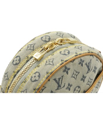 LOUIS VUITTON Monogram Mini Jeanne PM Shoulder Bag Pochette Canvas Blue M92001 d'Europe débarque