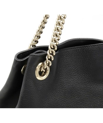 GUCCI Gucci Soho Interlocking G Chain Bag Shoulder Tote Leather Black 308982 sur le site 