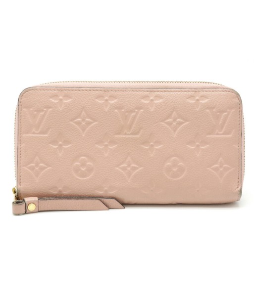 LOUIS VUITTON Monogram Amplant Zippy Round Purse Leather Rose Poodle Pink M64090 de l' environnement