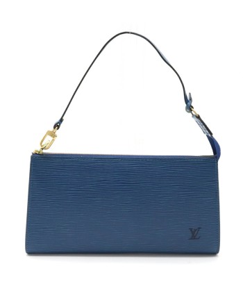 LOUIS VUITTON Epi Pochette Accessoir Handbag Leather Toledo Blue M52945 de votre