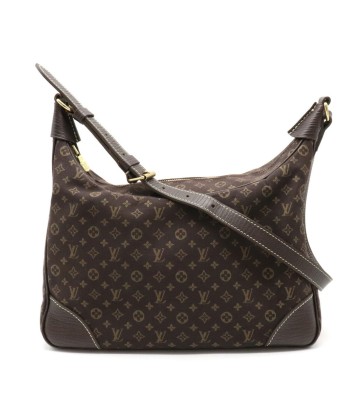 LOUIS VUITTON Monogram Mini Run Boulogne Shoulder Bag Ebene Brown Dark M95225 offre 