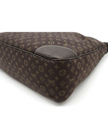 LOUIS VUITTON Monogram Mini Run Boulogne Shoulder Bag Ebene Brown Dark M95225 offre 