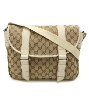 GUCCI Gucci GG canvas bag shoulder khaki beige ivory white 145859 acheter