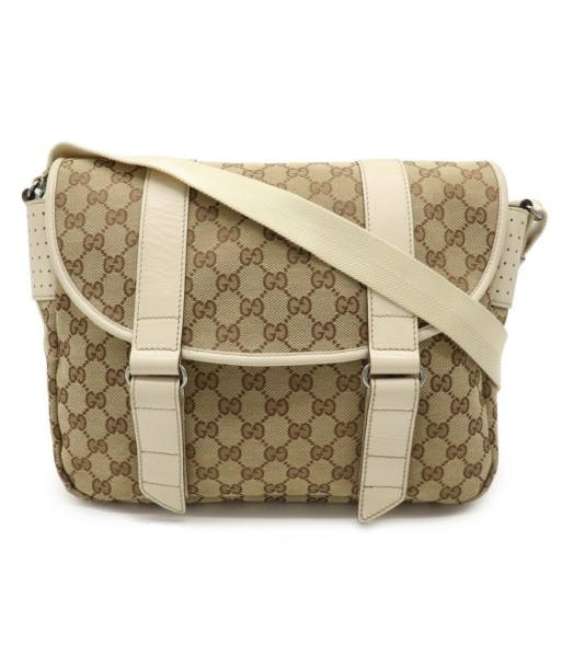 GUCCI Gucci GG canvas bag shoulder khaki beige ivory white 145859 acheter