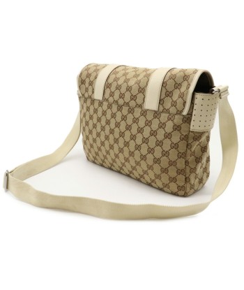 GUCCI Gucci GG canvas bag shoulder khaki beige ivory white 145859 acheter