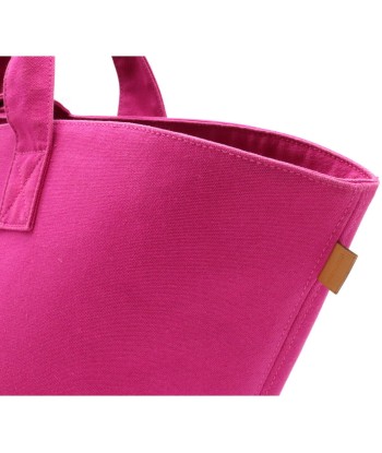 HERMES Hermes Panied Plage MM Tote Bag Handbag Canvas Leather Pink Amélioration de cerveau avec