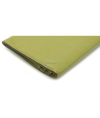 HERMES Hermes Bearn Classic Long Bi-Fold Wallet Goat Leather Green  I Engraved le concept de la Pate a emporter 