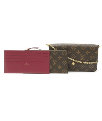 LOUIS VUITTON Monogram Pochette Felicy Felice Shoulder Bag Clutch Fuchsia M61276 pas cher 