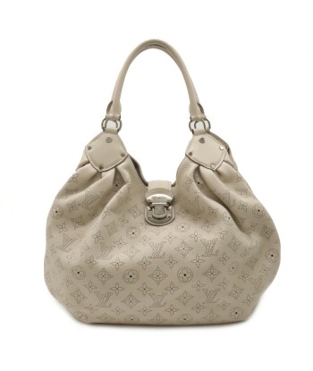 LOUIS VUITTON Monogram Mahina XL Tote Bag Shoulder Calf Leather Run Ivory White M93059 français