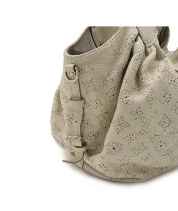 LOUIS VUITTON Monogram Mahina XL Tote Bag Shoulder Calf Leather Run Ivory White M93059 français