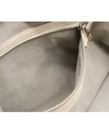 LOUIS VUITTON Monogram Mahina XL Tote Bag Shoulder Calf Leather Run Ivory White M93059 français