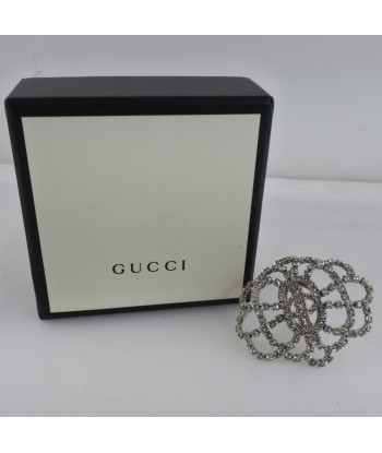 GUCCI Gucci Silver 925 Rhinestone No. 9 Ladies Ring / français