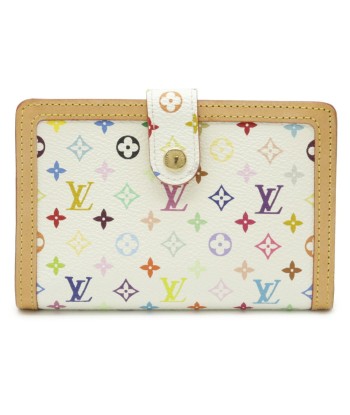 LOUIS VUITTON Louis Vuitton Monogram Multicolor Porto Monevier Vienova Gamaguchi Purse Bron White M92987 Comment ça marche