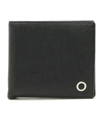 BVLGARI Bvlgari Man Bi-Fold Wallet Grain Leather Black Blue 30396 En savoir plus