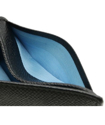 BVLGARI Bvlgari Man Bi-Fold Wallet Grain Leather Black Blue 30396 En savoir plus