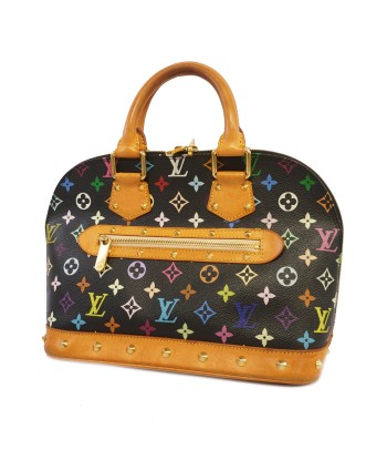 Auth Louis Vuitton Monogram Multicolore Alma M92646 Womens Handbag Noir le concept de la Pate a emporter 