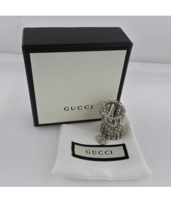 GUCCI Gucci Silver 925 Rhinestone No. 13 Ladies Ring / commande en ligne