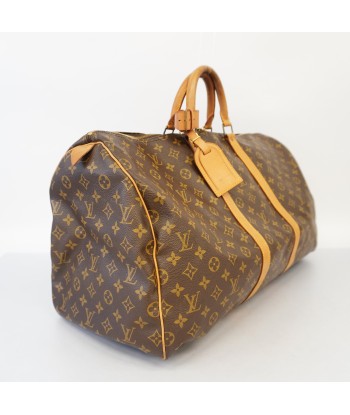 Auth Louis Vuitton Boston Bag Monogram Keepol 55 M41424 Unisex Profitez des Offres !