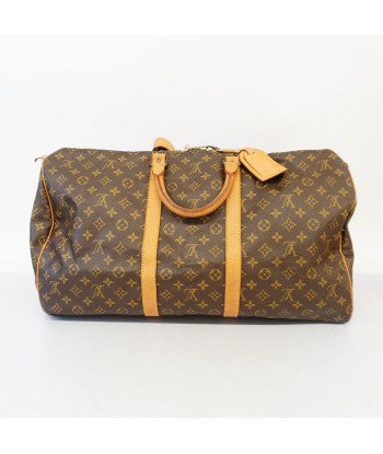 Auth Louis Vuitton Boston Bag Monogram Keepol 55 M41424 Unisex Profitez des Offres !