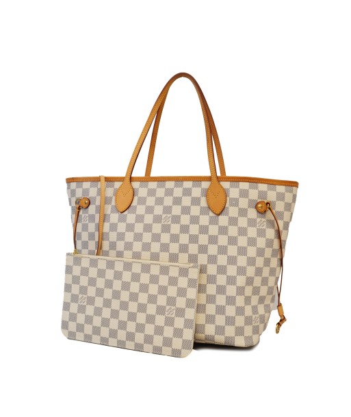 Auth Louis Vuitton Damier Azur Neverfull MM N41361 Womens Tote Bag Profitez des Offres !