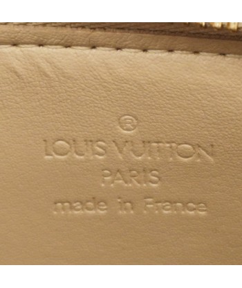 Auth Louis Vuitton Pouch Monogram Verni Flower Lexington M92246 Beige Economisez 