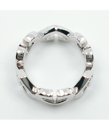 CARTIER Cartier C Heart K18 White Gold Diamond No. 8 Mens Ring / S en stock