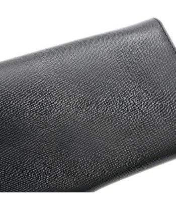 Salvatore Ferragamo Gancini Leather Long Wallet (bi-fold) Black JUSQU'A -70%! 