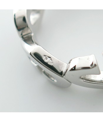 CARTIER Cartier C Heart K18 White Gold Diamond No. 8 Mens Ring / S en stock