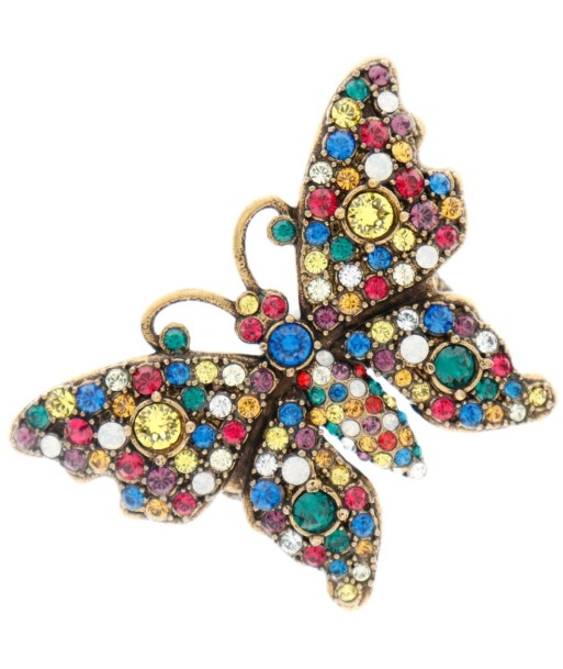 GUCCI Gucci Crystal Butterfly Ring Gold Plater No. 12 Multicolor Ladies / en ligne