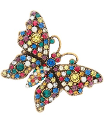 GUCCI Gucci Crystal Butterfly Ring Gold Plater No. 12 Multicolor Ladies / en ligne