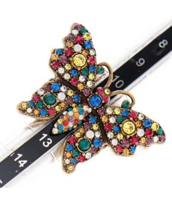 GUCCI Gucci Crystal Butterfly Ring Gold Plater No. 12 Multicolor Ladies / en ligne