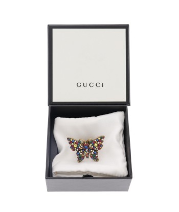 GUCCI Gucci Crystal Butterfly Ring Gold Plater No. 12 Multicolor Ladies / en ligne